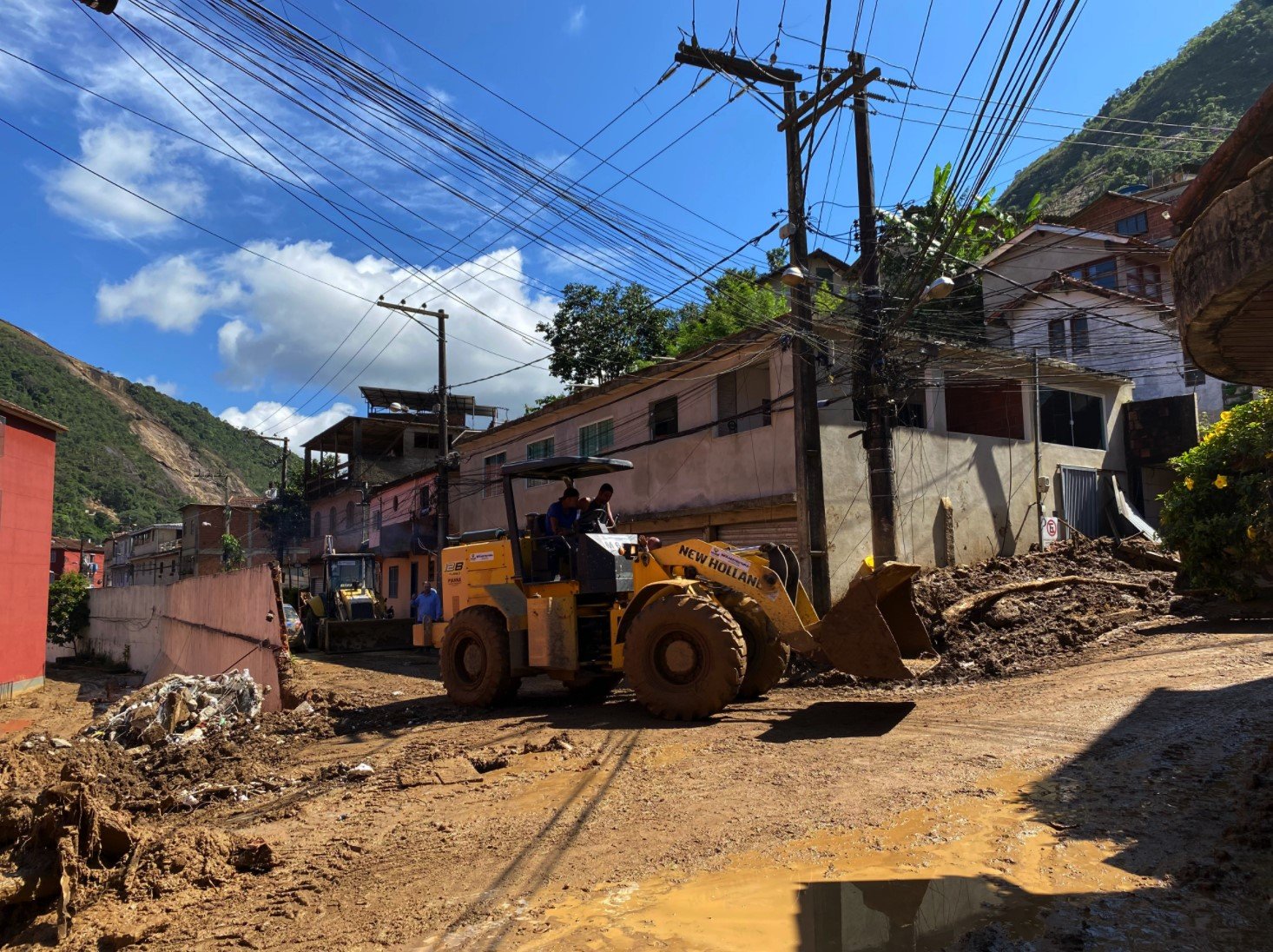 Destruição em Petrópolis