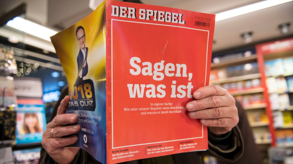 Portada de &quot;Der Spiegel&quot; con el titular &quot;Decir lo que es&quot;