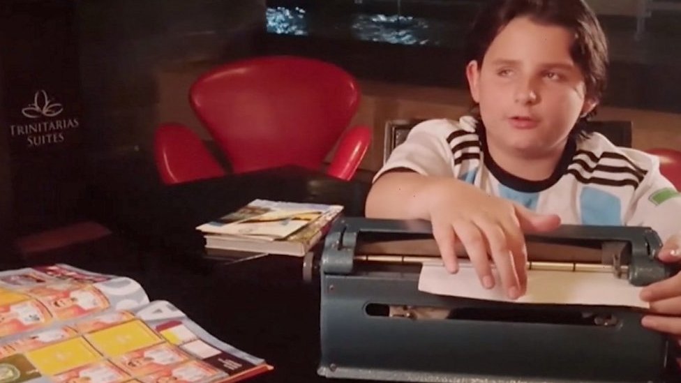 Venezuelan boy translates World Cup sticker album into braille