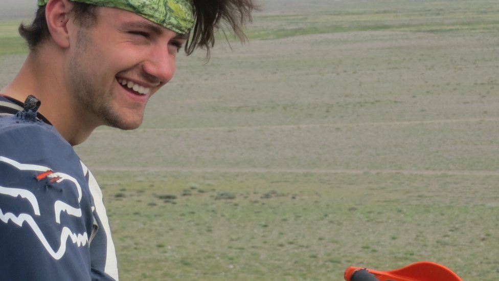 Khobe Clarke en Mongolia.