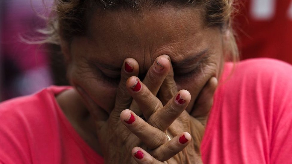 En enero de 2017 una ola de violencia en las prisiones brasileñas causó más de 100 muertos en solo una semana. Familiar de prisionero en la cárcel de Pessoa