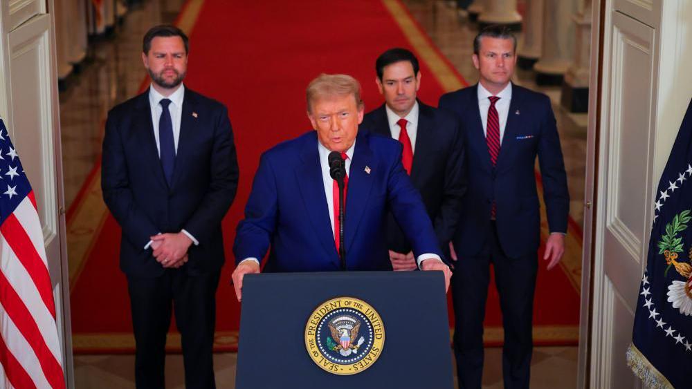 Trump calls US strikes on Iran's nuclear facilities 'spectacular success'