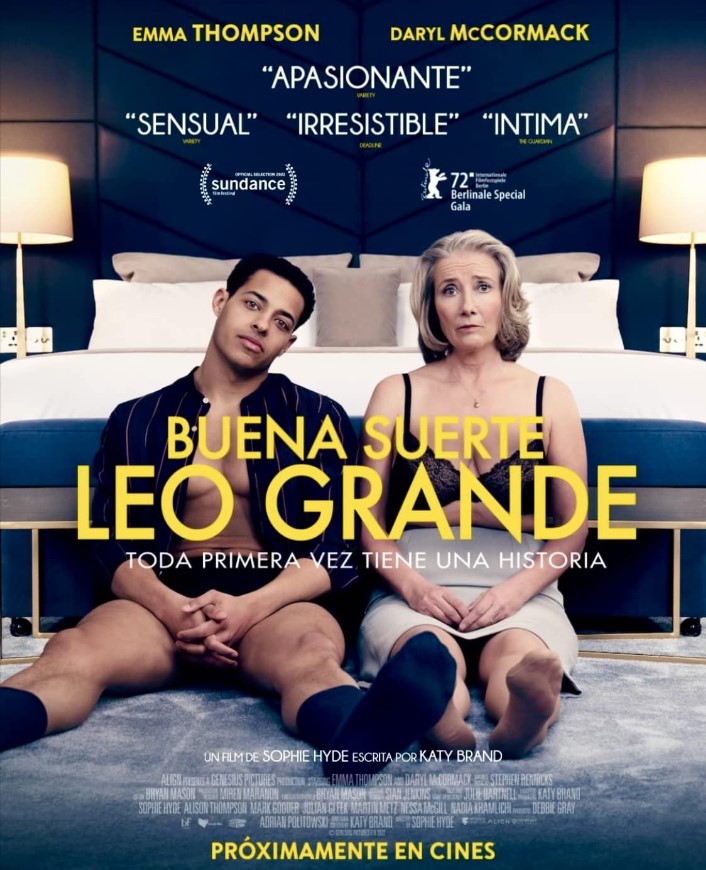 Cartel de la película "Buena suerte, Leo Grande".