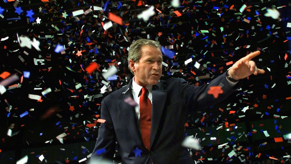 George Bush, 6 de noviembre del 2000.