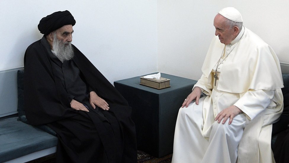 البابا فرانسيس وآية الله السيستاني