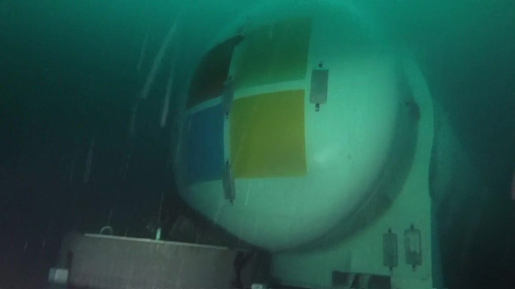 Microsoft's underwater data centre