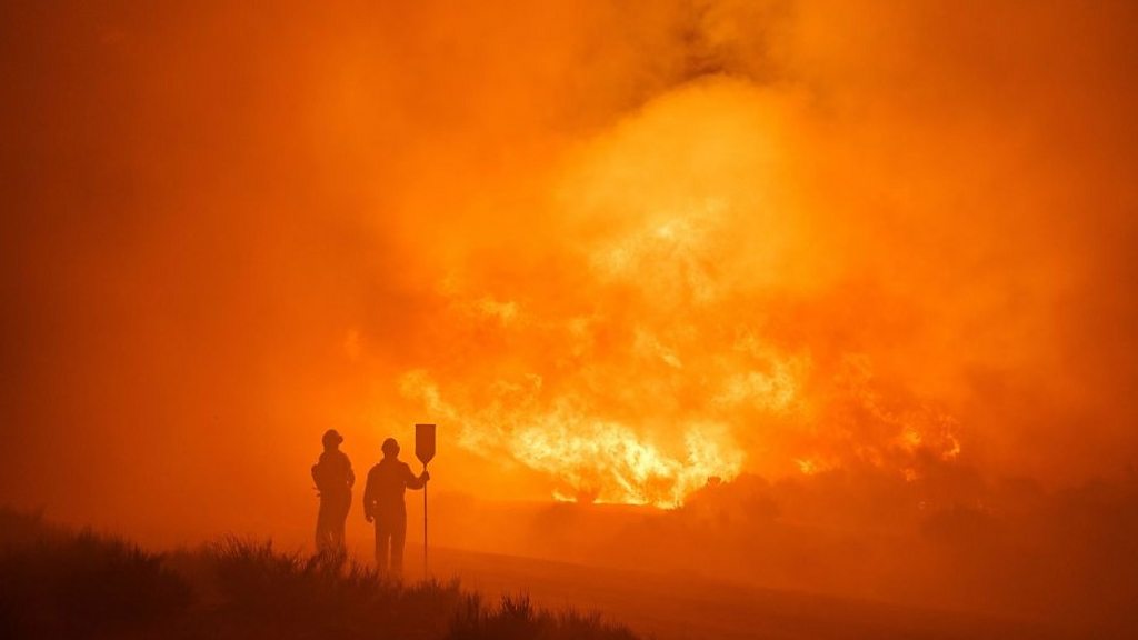 Wildfires rage across Europe