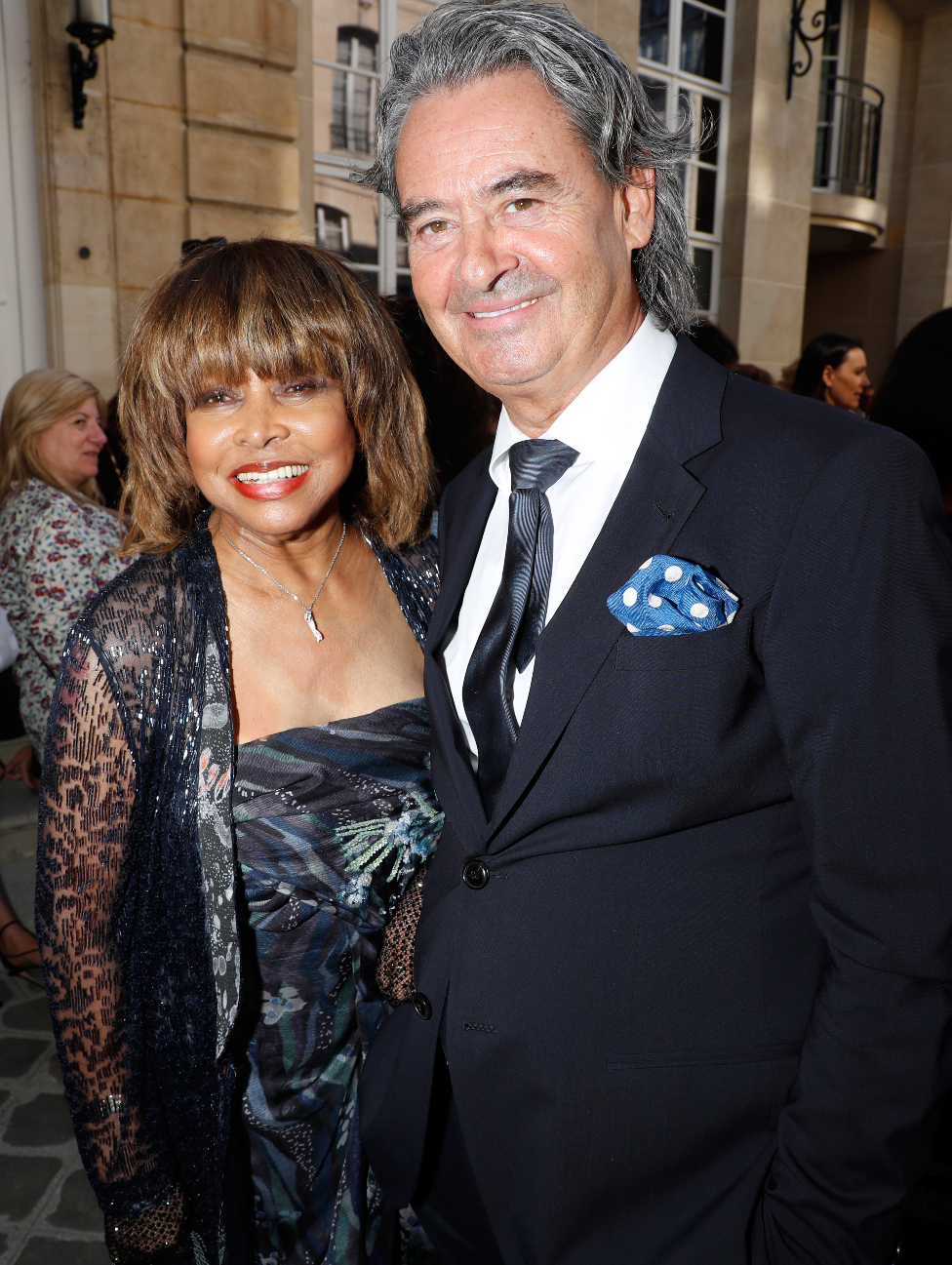 Tina Turner junto a su marido Erwin Bach en 2018