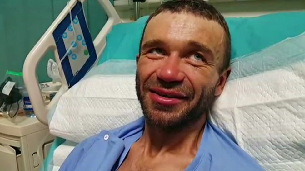 Alexander Gukov en el hospital