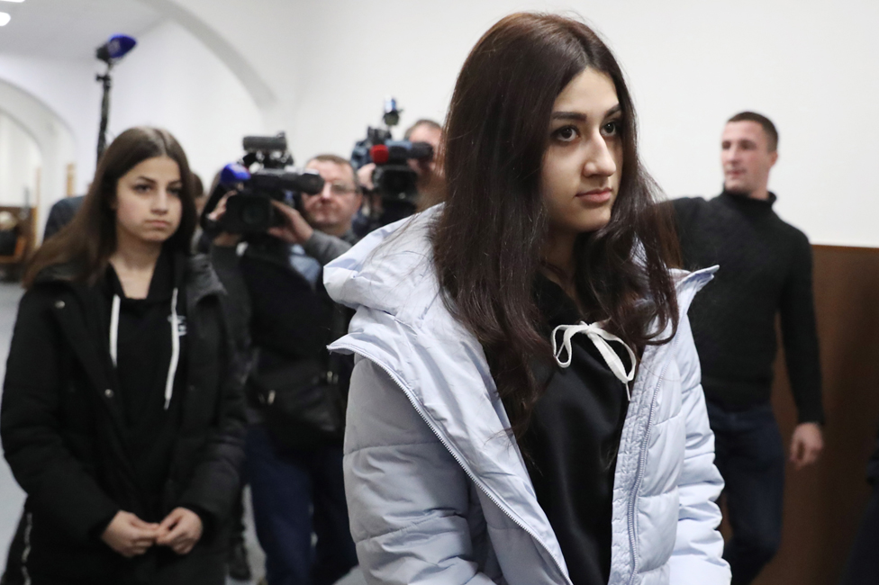 Krestina and Angelina Khachaturyan in court