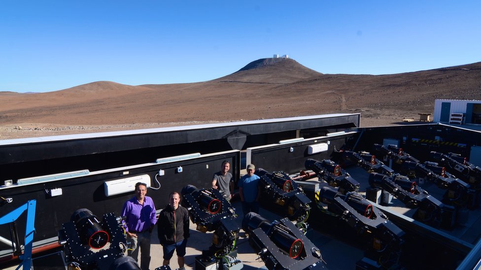 Astrónomos en Cerro Paranal
