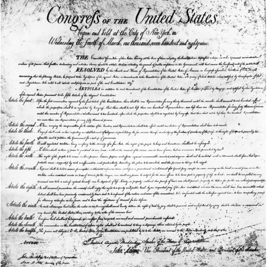 Carta de Derechos de EE.UU.