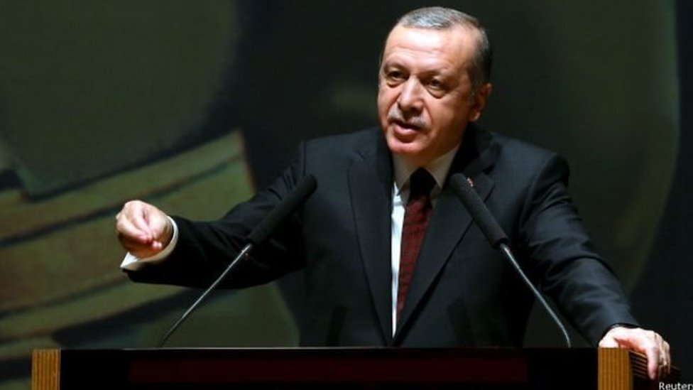 Erdogan mengatakan Turki menolak diancam ataupun mengkompromikan kemandirian badan peradilannya.