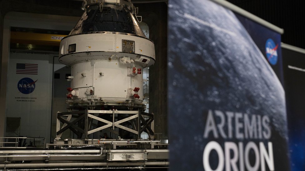 The Orion spacecraft