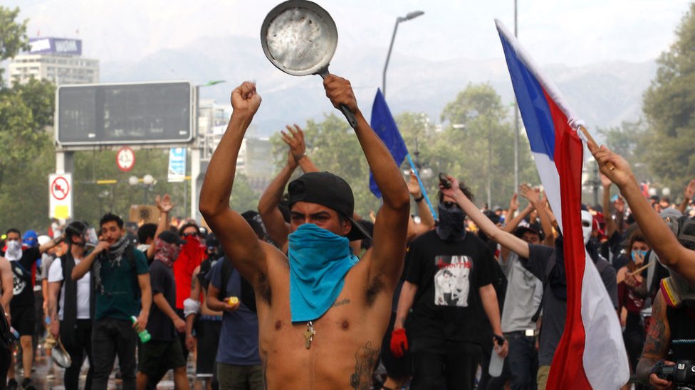 مظاهرات تشيلي