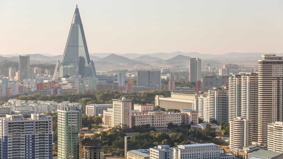 Городской пейзаж Пхеньяна