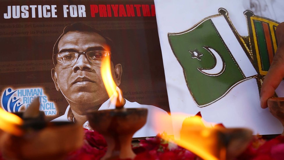 Pakistan: Killing of Sri Lankan accused of blasphemy sparks protests - BBC  News