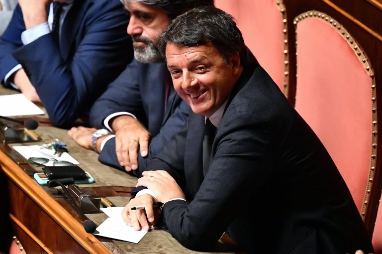 PD'nin eski lideri ve eski başbakan Matteo Renzi