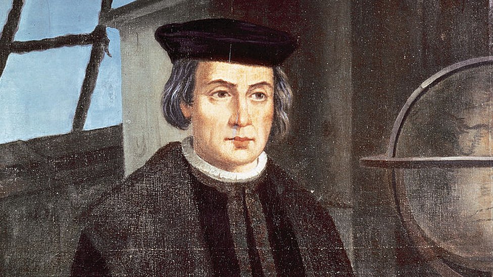 Retrato de Cristóbal Colón de José Roldan. Monasterio de La Rábida, España.
