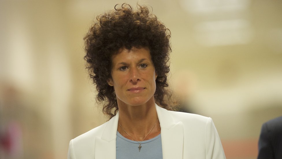 Andrea Constand arriving at court in 2017