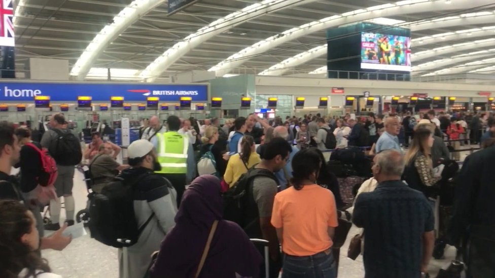 British Airways passengers stranded after IT failures - BBC News