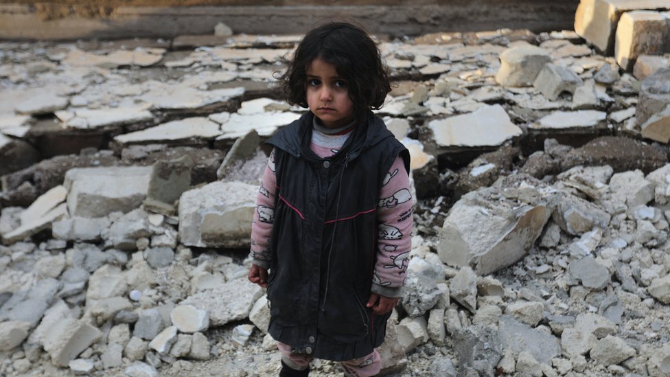 A girl inJandairis,Syria