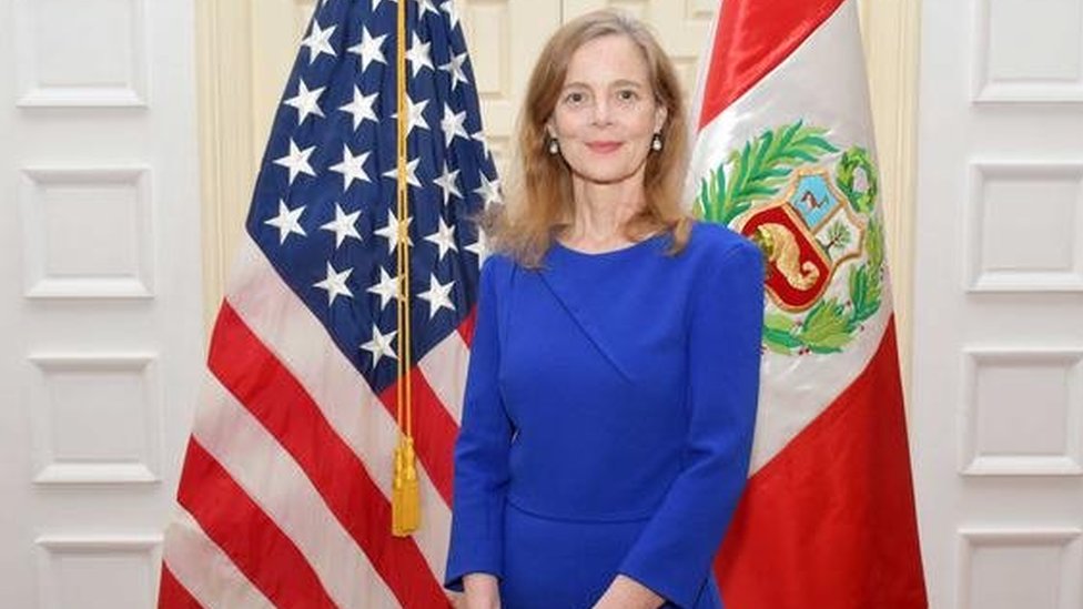 A embaixadora dos Estados Unidos no Peru, Lisa Kenna
