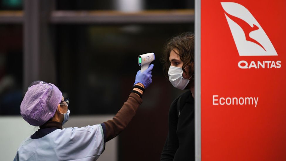 Coronavirus-hit Qantas posts £1bn annual loss