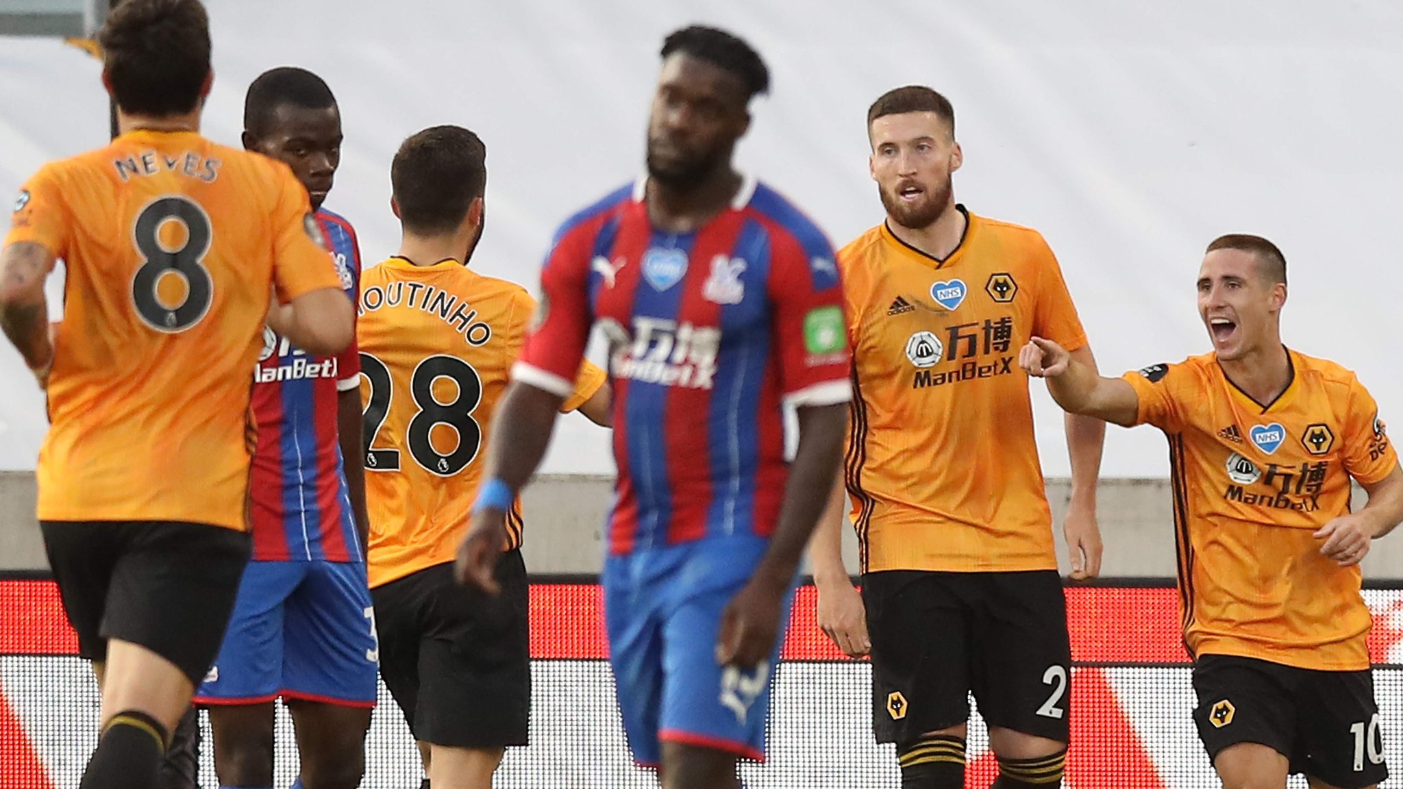 Wolves 2-0 Crystal Palace: Podence and Jonny score