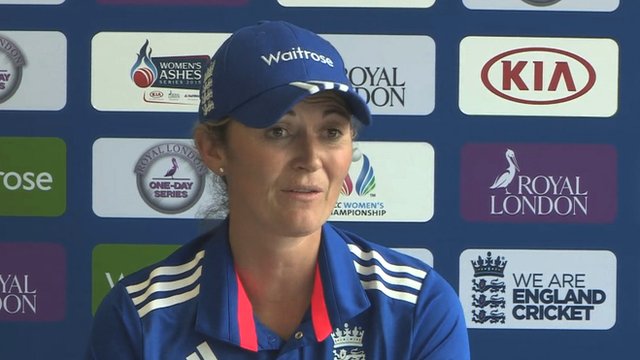 England cricket captain Charlotte Edwards