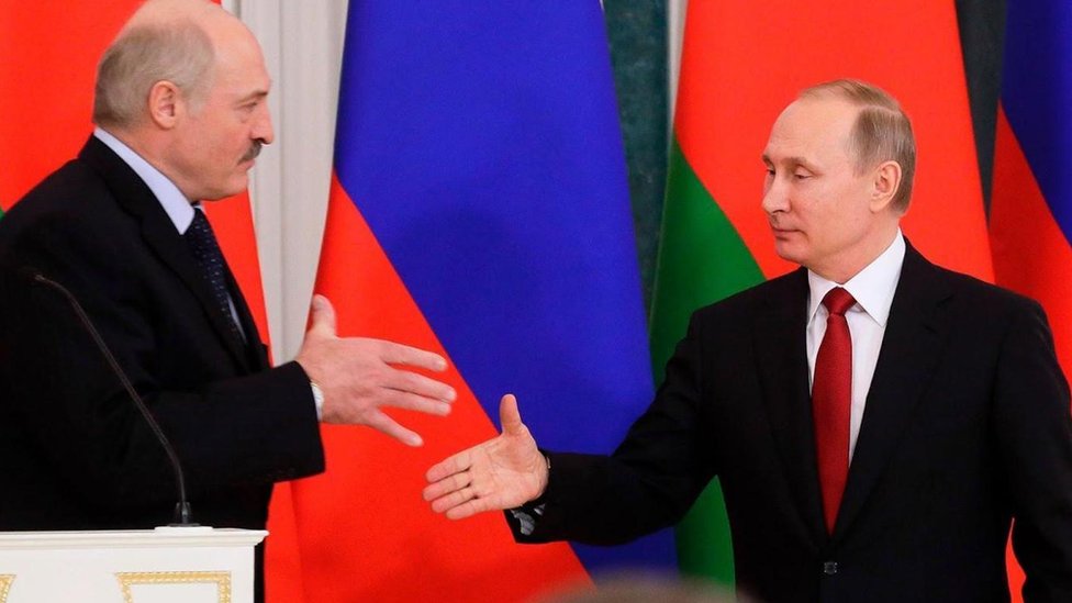 Путин и Лукашенко