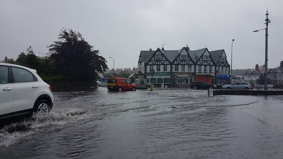 Flood Damage After Severe Storms Hit North Wales - BBC News