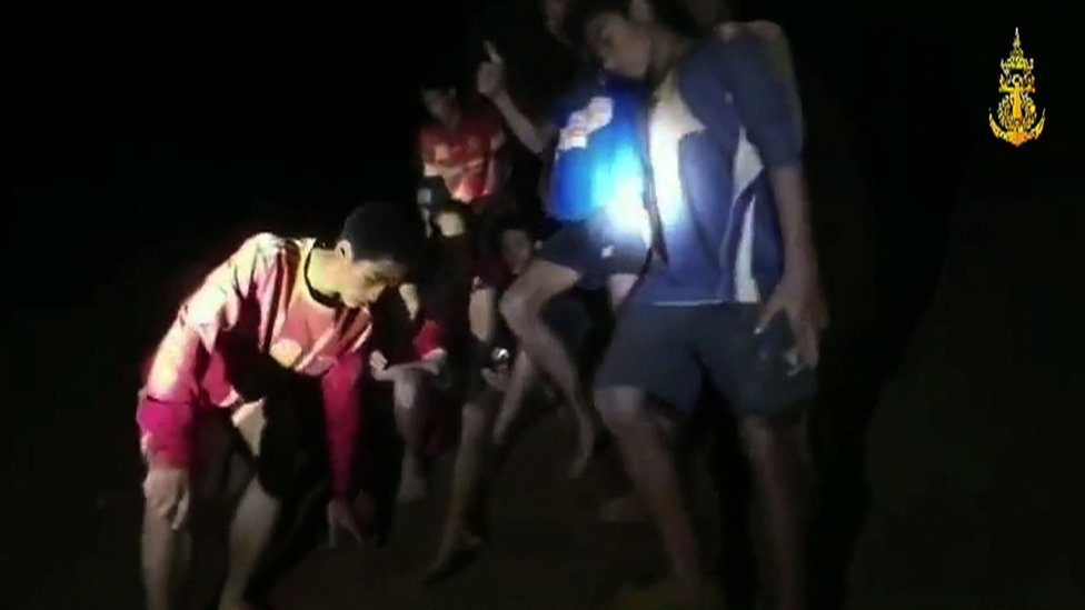 Los niños hallados en la cueva de Tailandia