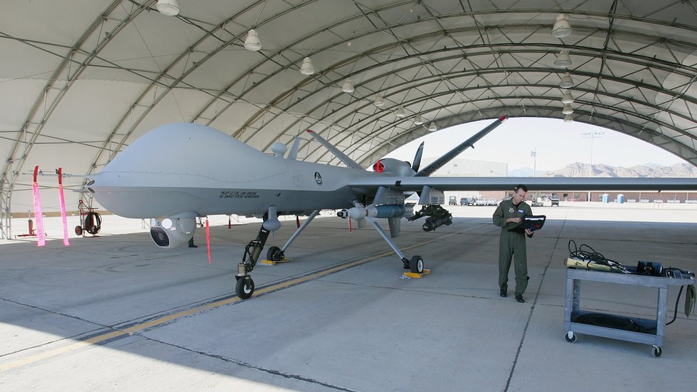 Drone militar estadounidense.