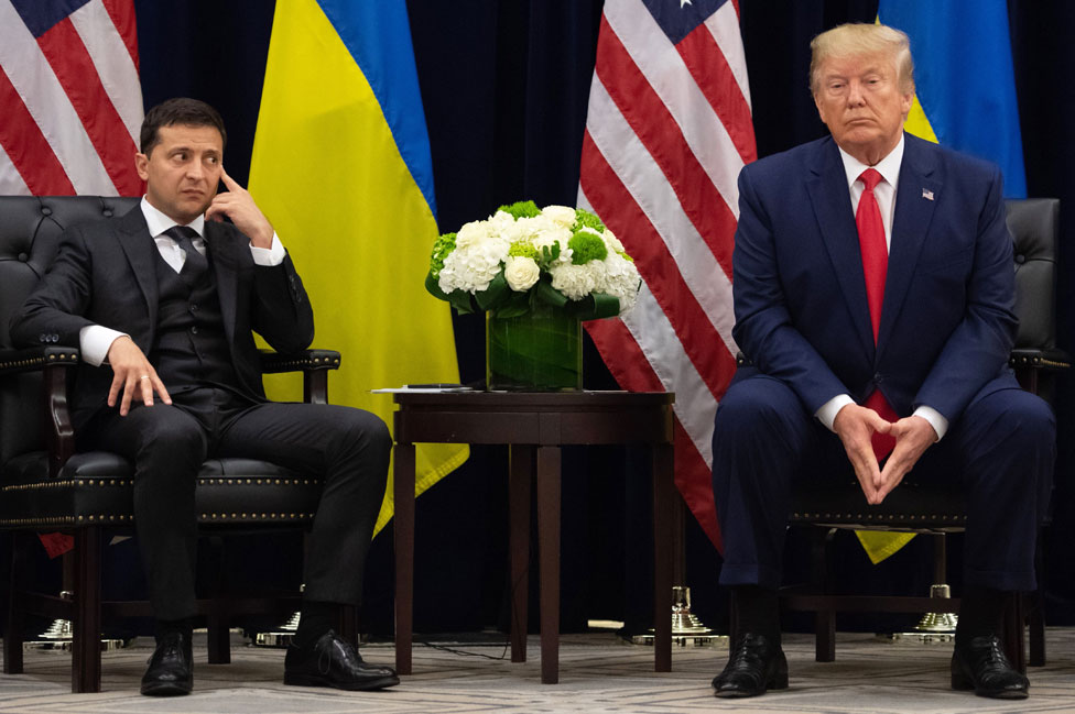Volodymyr Zelensky y Donald Trump