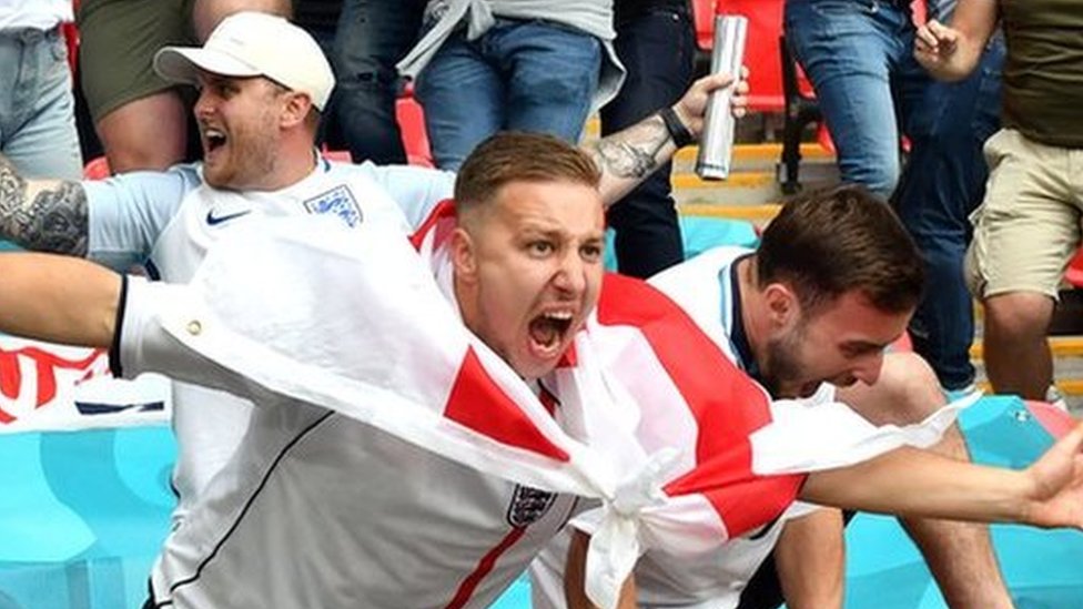 Euro 2020 England Fans Celebrate After Win Against Germany Bbc News