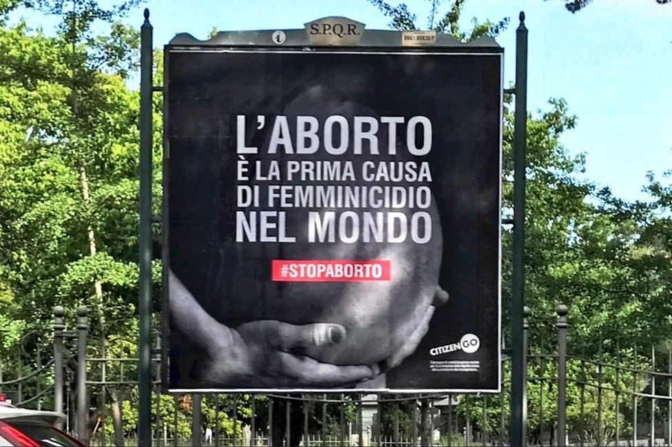 Italy Anti Abortion Posters Spark Outcry In Rome c News