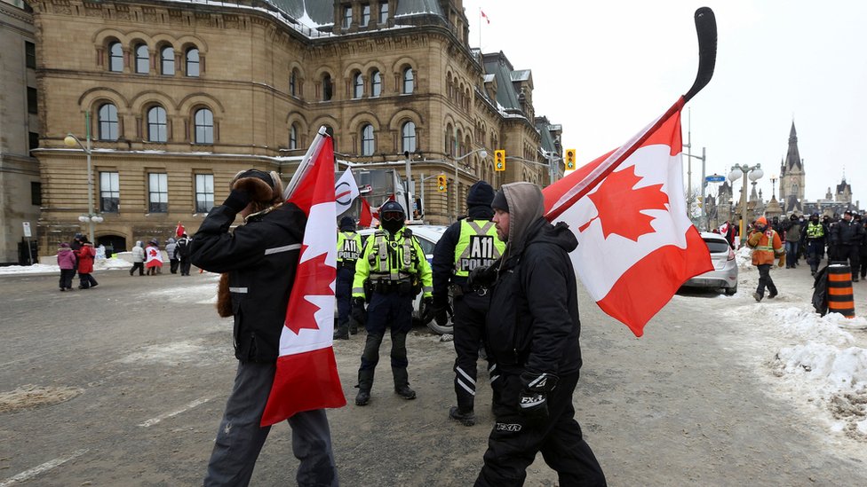 Freedom Convoy: Ottawa declares emergency over trucker Covid rules protests