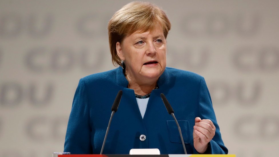 Канцлер Меркель на съезде ХДС, 7 декабря 18
