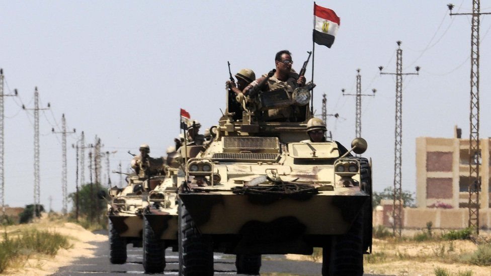 تشن قوات الجيش والشرطة المصرية حملة أمنية شرسة في شبه جزيرة سيناء