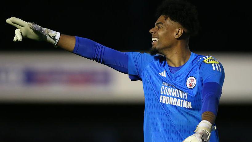 Stockport County sign Crawley Town goalkeeper Corey Addai - BBC Sport
