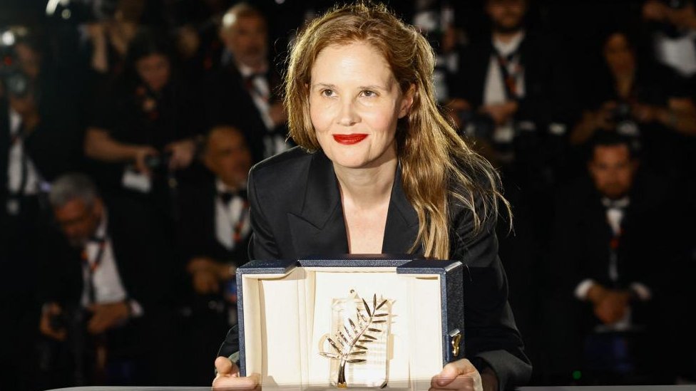 Director Justine Triet, Palme d'Or award winner for the film Anatomie d'une chute