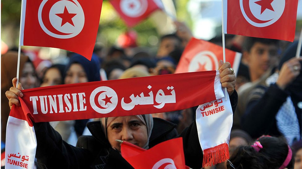 التظاهرات فى تونس