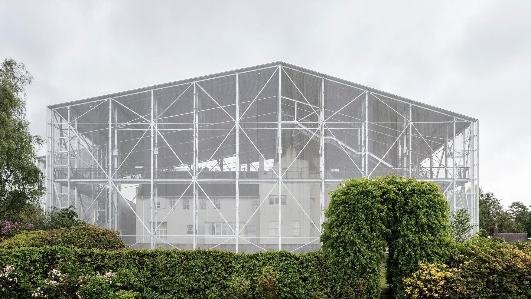 Giant box over Mackintosh Hill House to be removed in 2028
