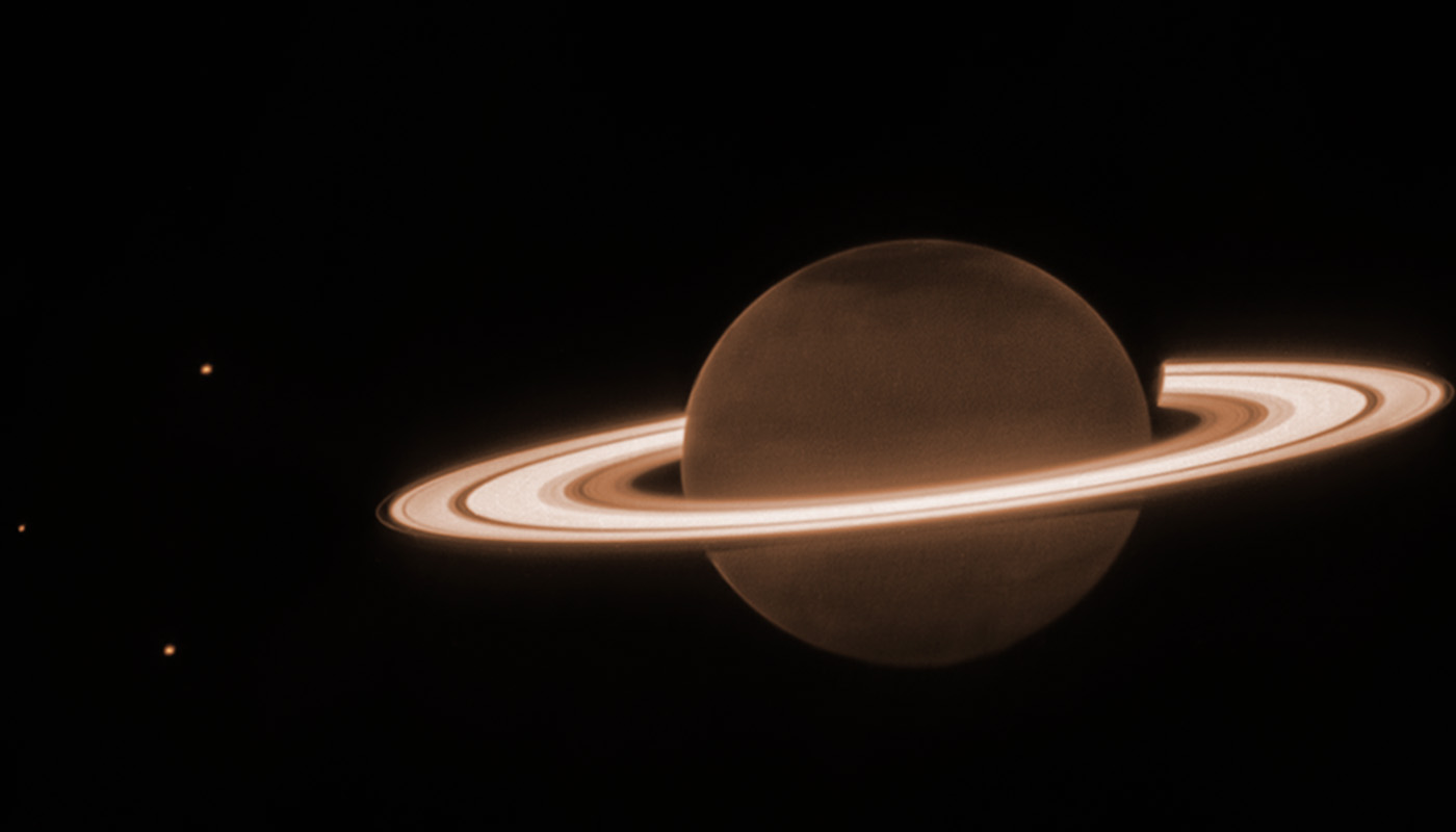 The famed ringed planet of Saturn