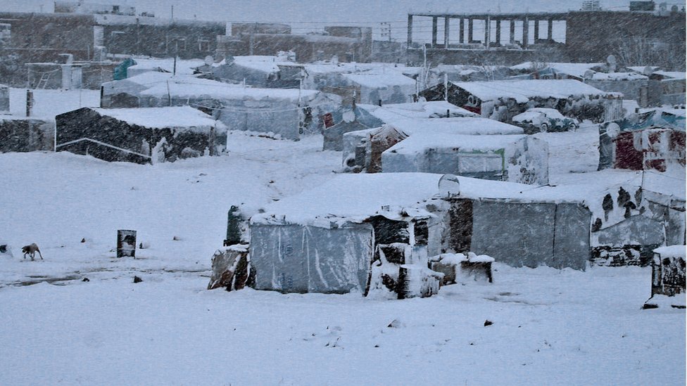 Lübnan'ın Bekaa Vadisi'ndeki Suriyeli sığınmacı kampları