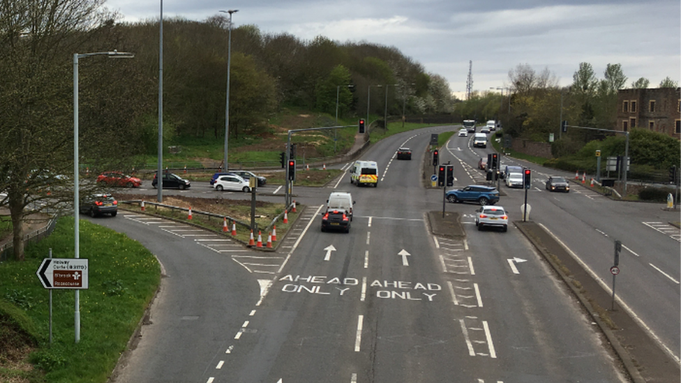 Taunton A358 Toneway roadworks enter final stage BBC News