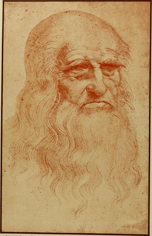 據信繪於1510年的達芬奇自畫像