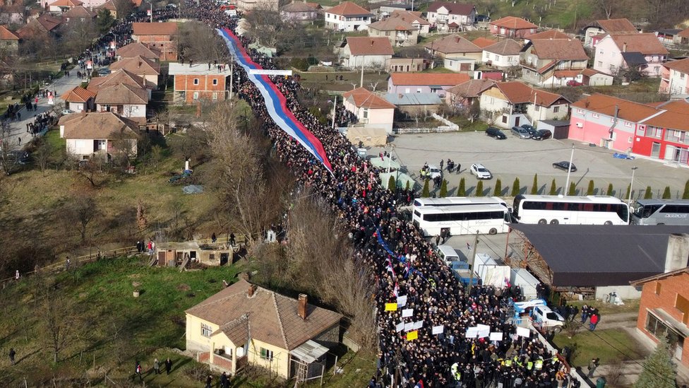 Kosovo, Srbi, protest