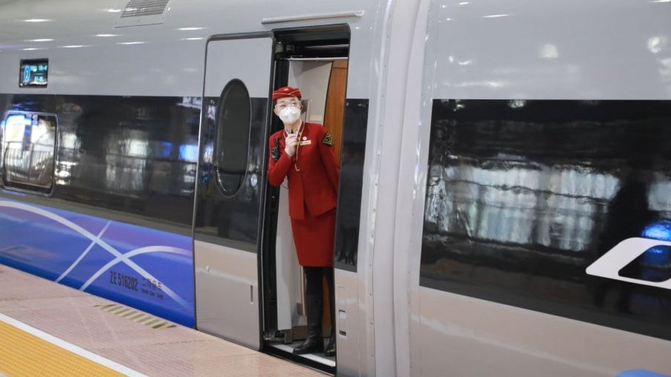 Um trem-bala inteligente projetado para os Jogos Olímpicos de Inverno de Pequim 2022